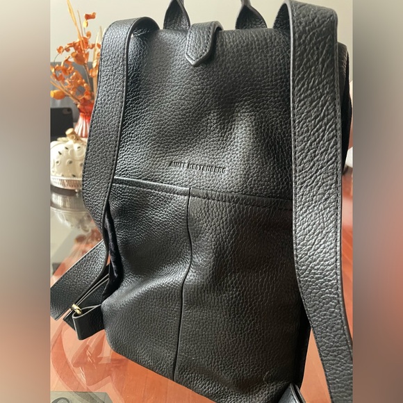 Aimee Kestenberg Tamitha Backpack Purse. Leather/velvet with gold accents. - Picture 7 of 13